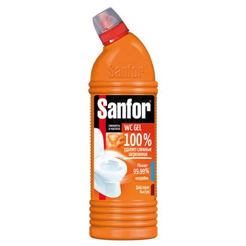  SANFOR Средство чистящее для унитаза 750 гр SANFOR WC gel super power фото 1