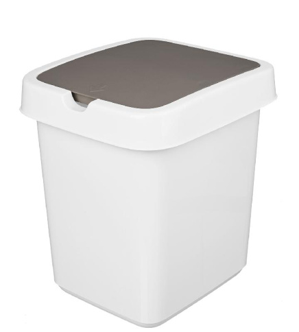  Контейнер для мусора 9,0 л Tule (светло-серый) фото 1