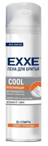  Пена для бритья EXXE 200 мл COOL (охлаждающая) фото 1